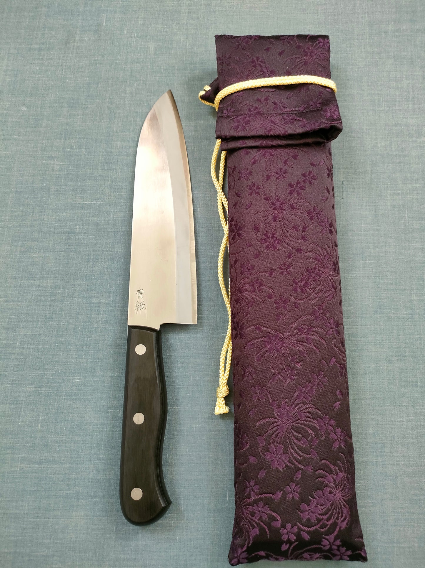 Yosimitu Kaijya | Santoku 180mm | Aogami 2 | Western