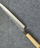 Sakai Kikumori | Kikuzuki Kuro | Yanagiba 300mm | Horn Magnolia
