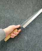 Sakai Kikumori | Kikuzuki Kuro | Yanagiba 300mm | Horn Magnolia