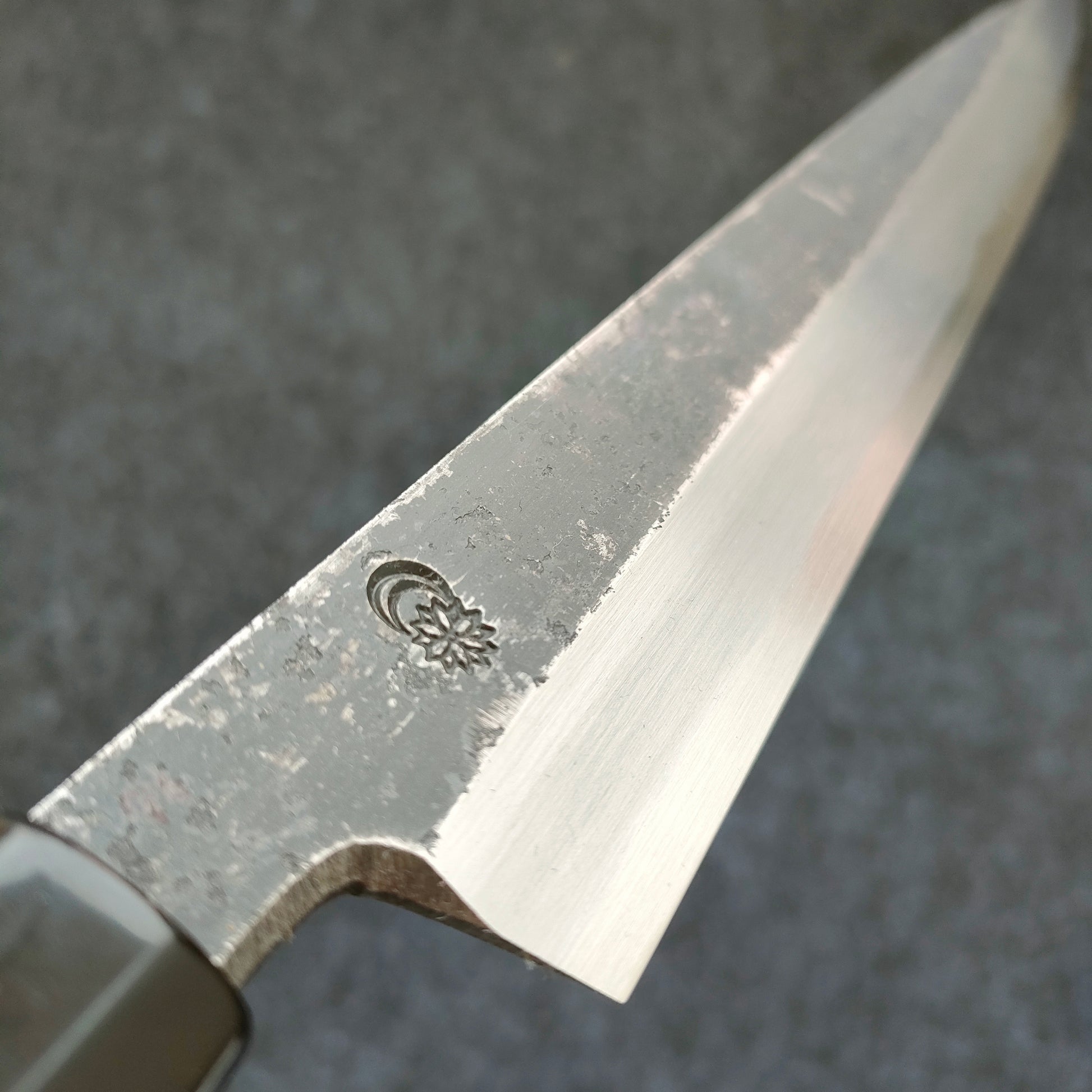 Sakai Kikumori | Kikuzuki Kuro | Yanagiba 300mm | Horn Magnolia