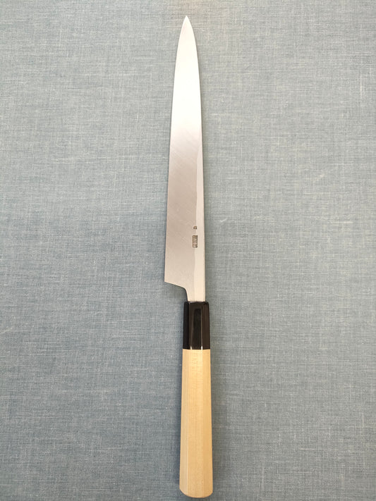 Sakai Kikumori | Kikuzuki Rin | Yanagiba 240mm | Horn Magnolia