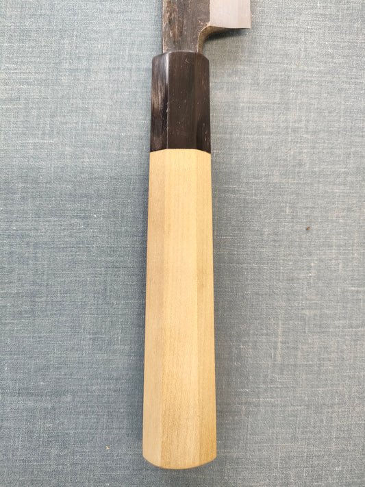 Sakai Kikumori | Kikuzuki Kuro | Kiritsuke Yanagiba 270mm | Horn Magnolia