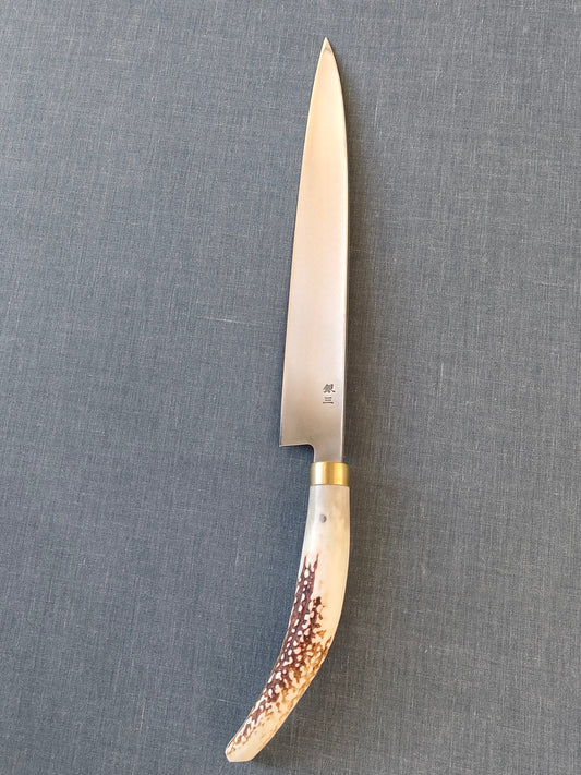 Saji Knives | Yanagiba 240mm | Ginsan 3 | Deer Horn