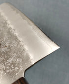 Tsunehisa | Ginsan 3 Nashiji | Nakiri 165mm | Brown Handle