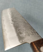 Tsunehisa | Ginsan 3 Nashiji | Nakiri 165mm | Brown Handle