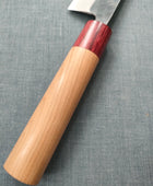 Muneishi | Kurouchi | Bunka 180mm | Aogami 2 | Cherry