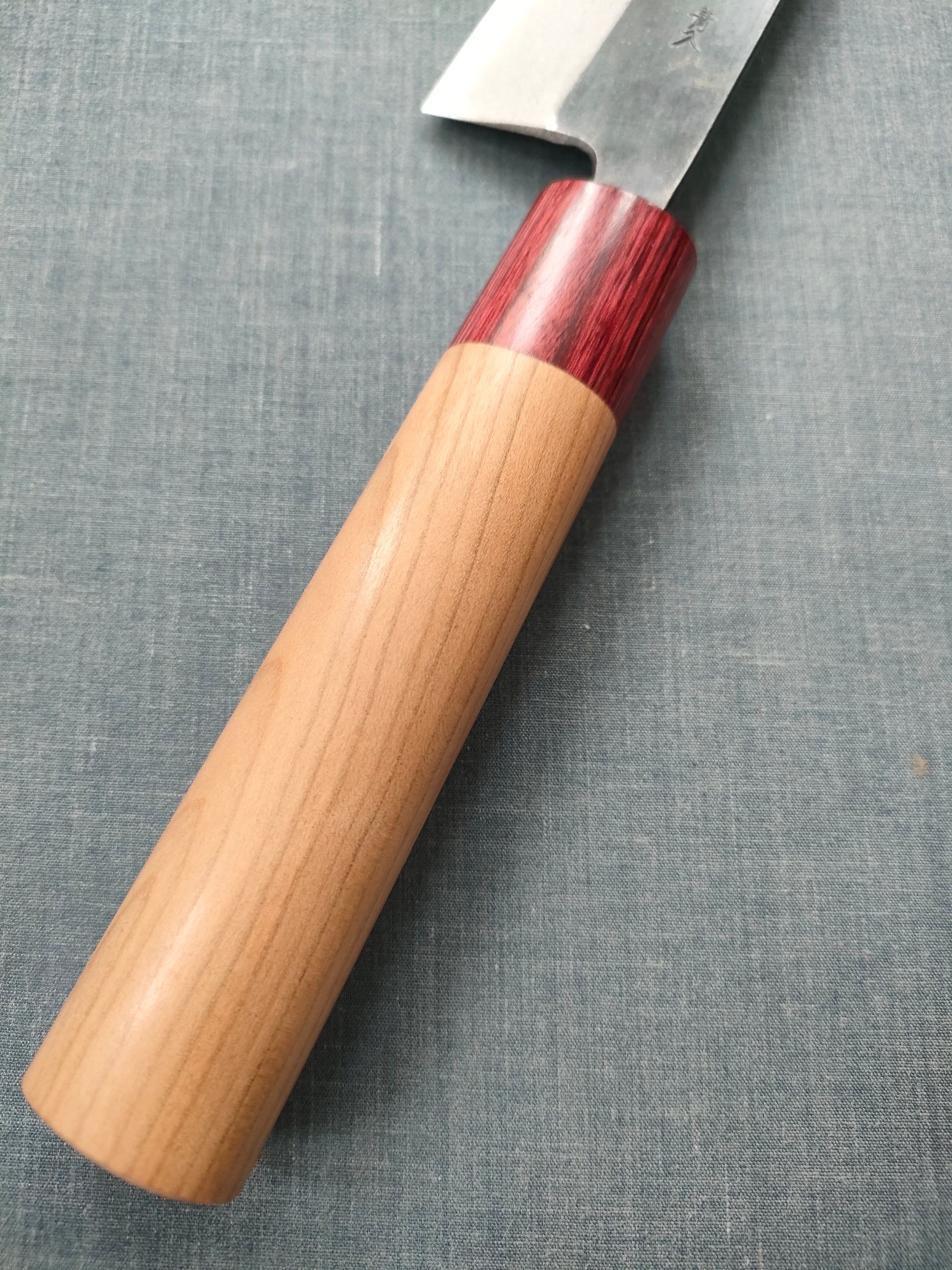 Muneishi | Kurouchi | Bunka 180mm | Aogami 2 | Cherry