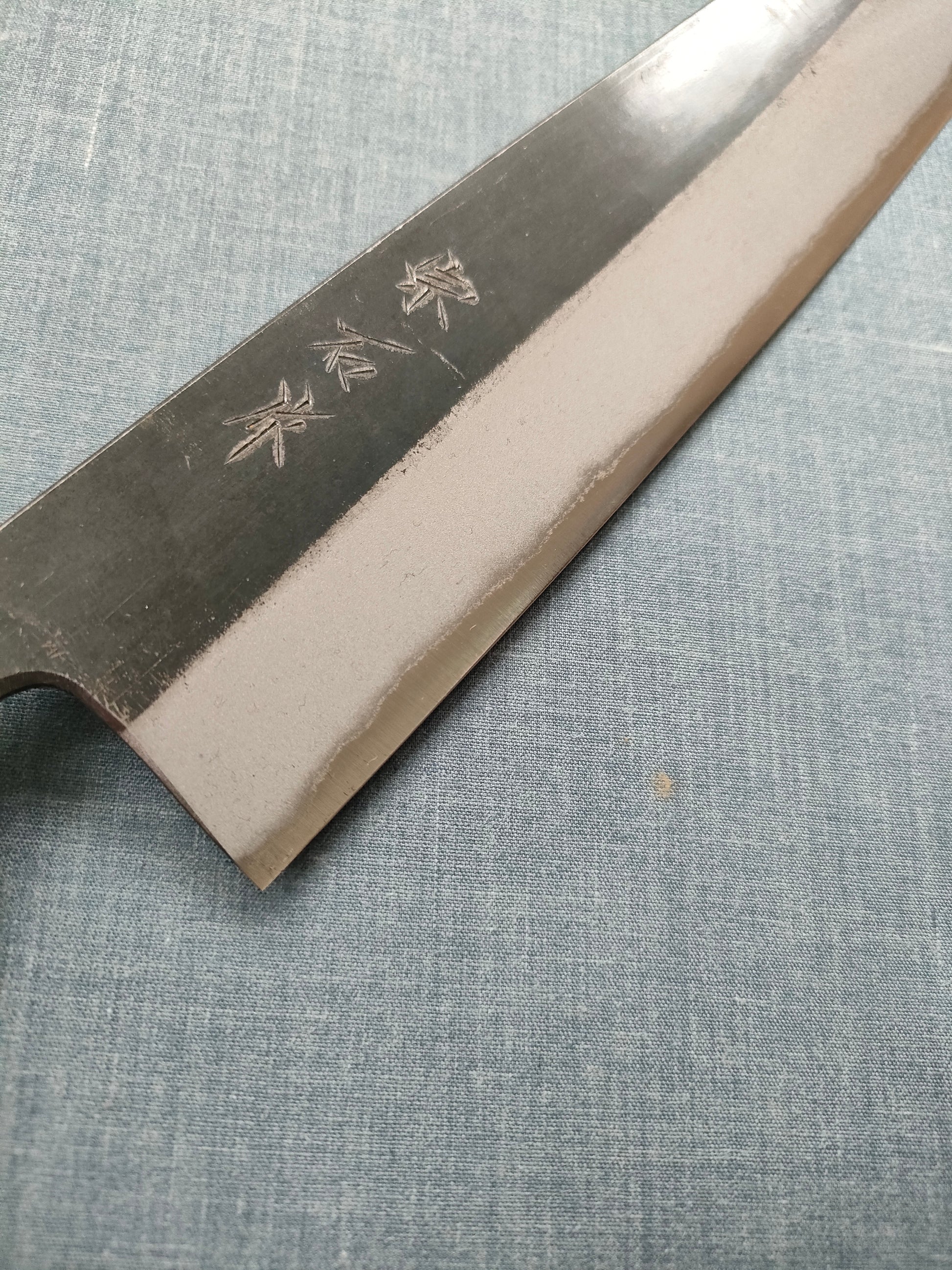 Muneishi | Kurouchi | Bunka 180mm | Aogami 2 | Cherry