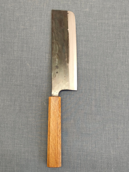 Tosa Tsukasa | Nakiri 165mm | Shirogami 1 | Oak