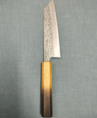 Tsunehisa | Bunka 170mm | Ginsan 3 Damascus | Tsuchime