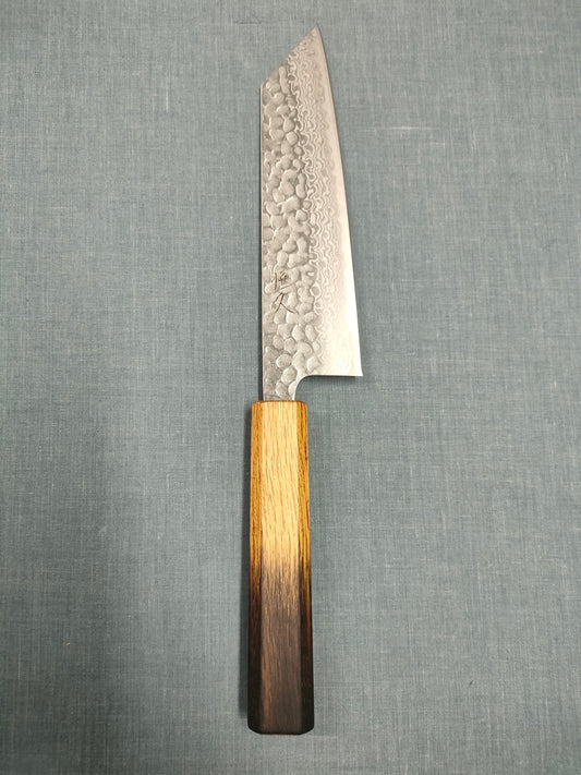 Tsunehisa | Bunka 170mm | Ginsan 3 Damascus | Tsuchime
