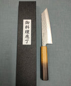 Tsunehisa | Bunka 170mm | Ginsan 3 Damascus | Tsuchime