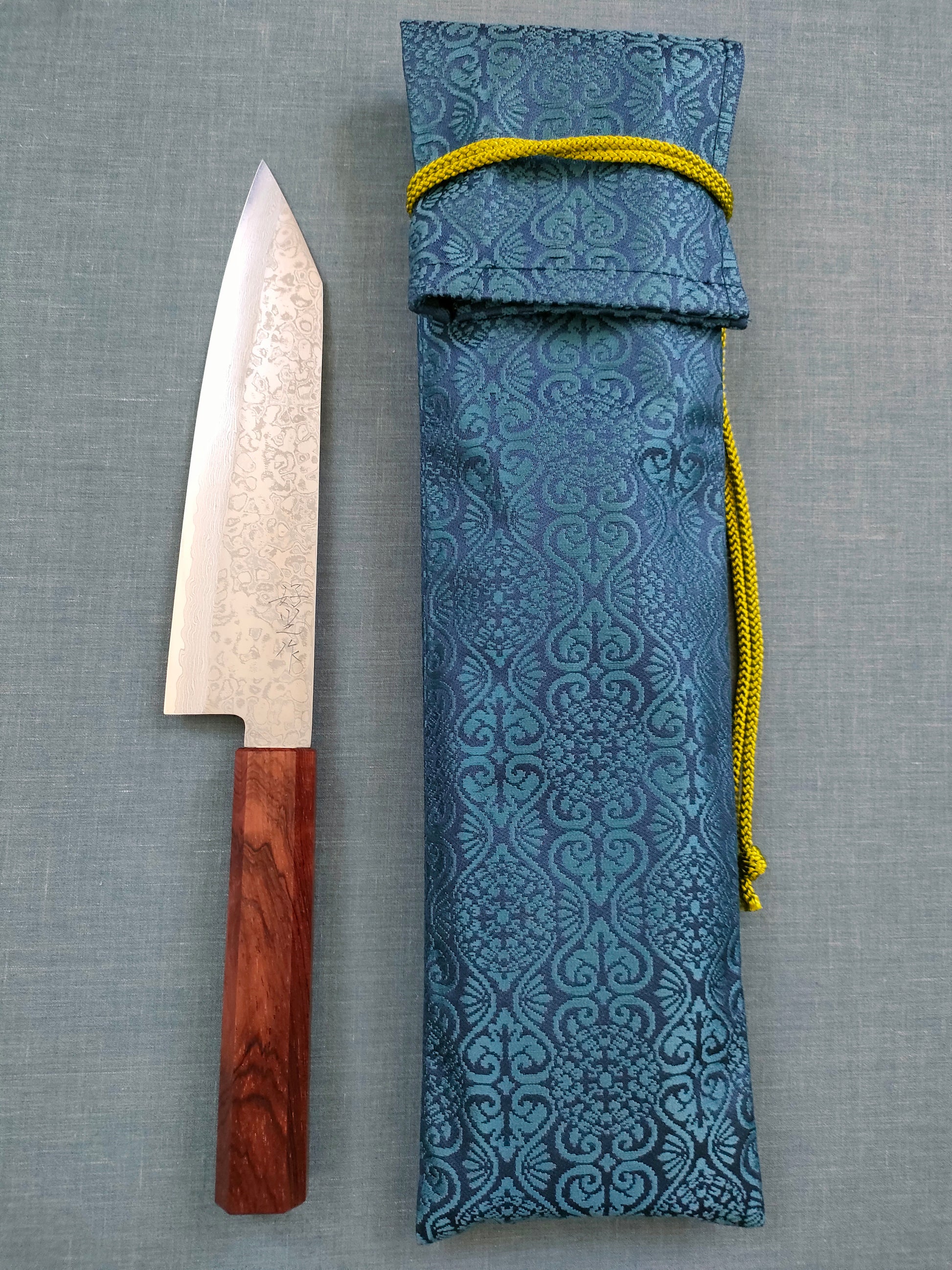 Yosimitu Kaijya | Bunka 180mm | ZPD189 Damascus | Rosewood