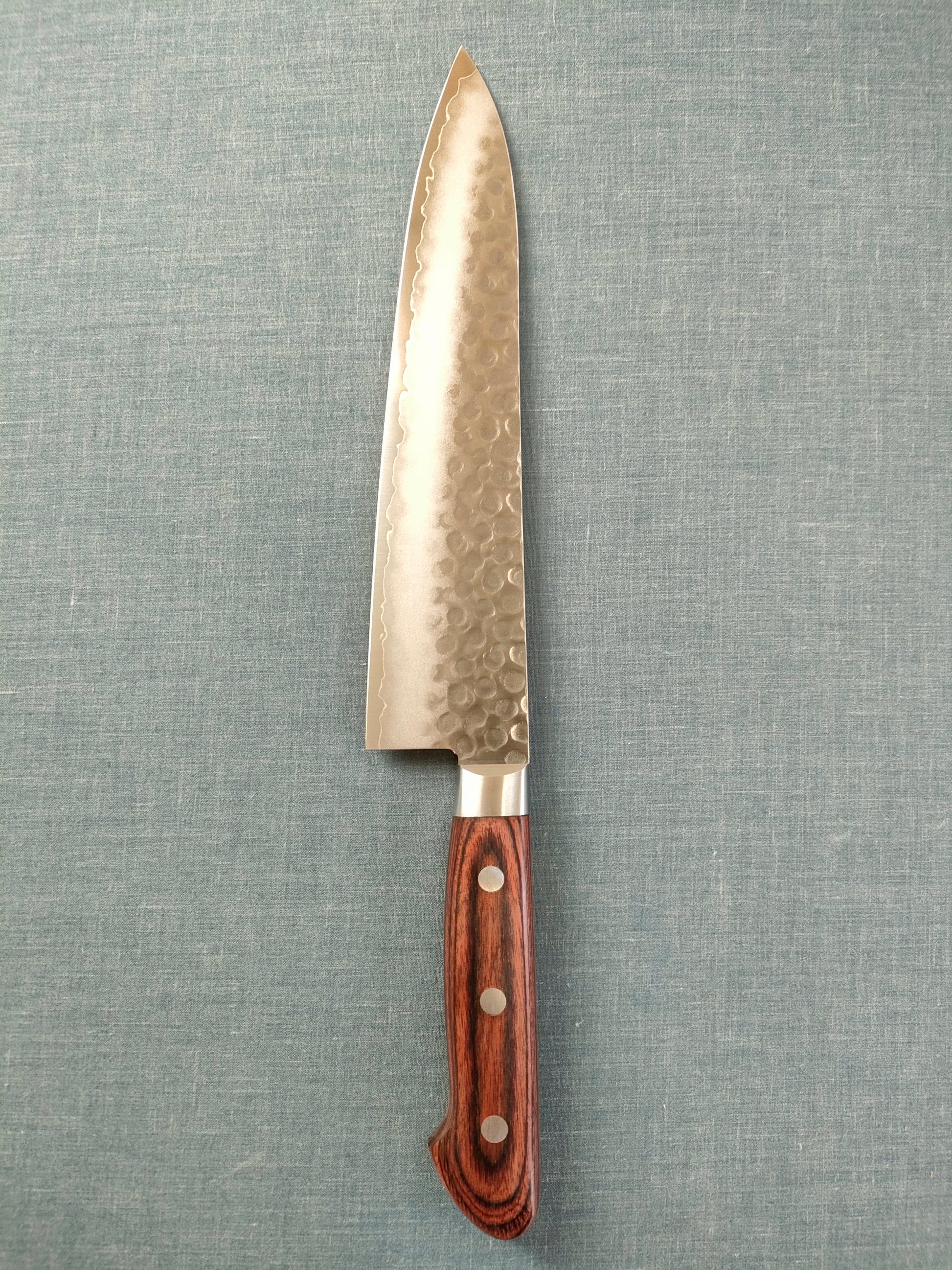Tsunehisa | VG10 Tsuchime | Gyuto 210mm | Brown Pakka