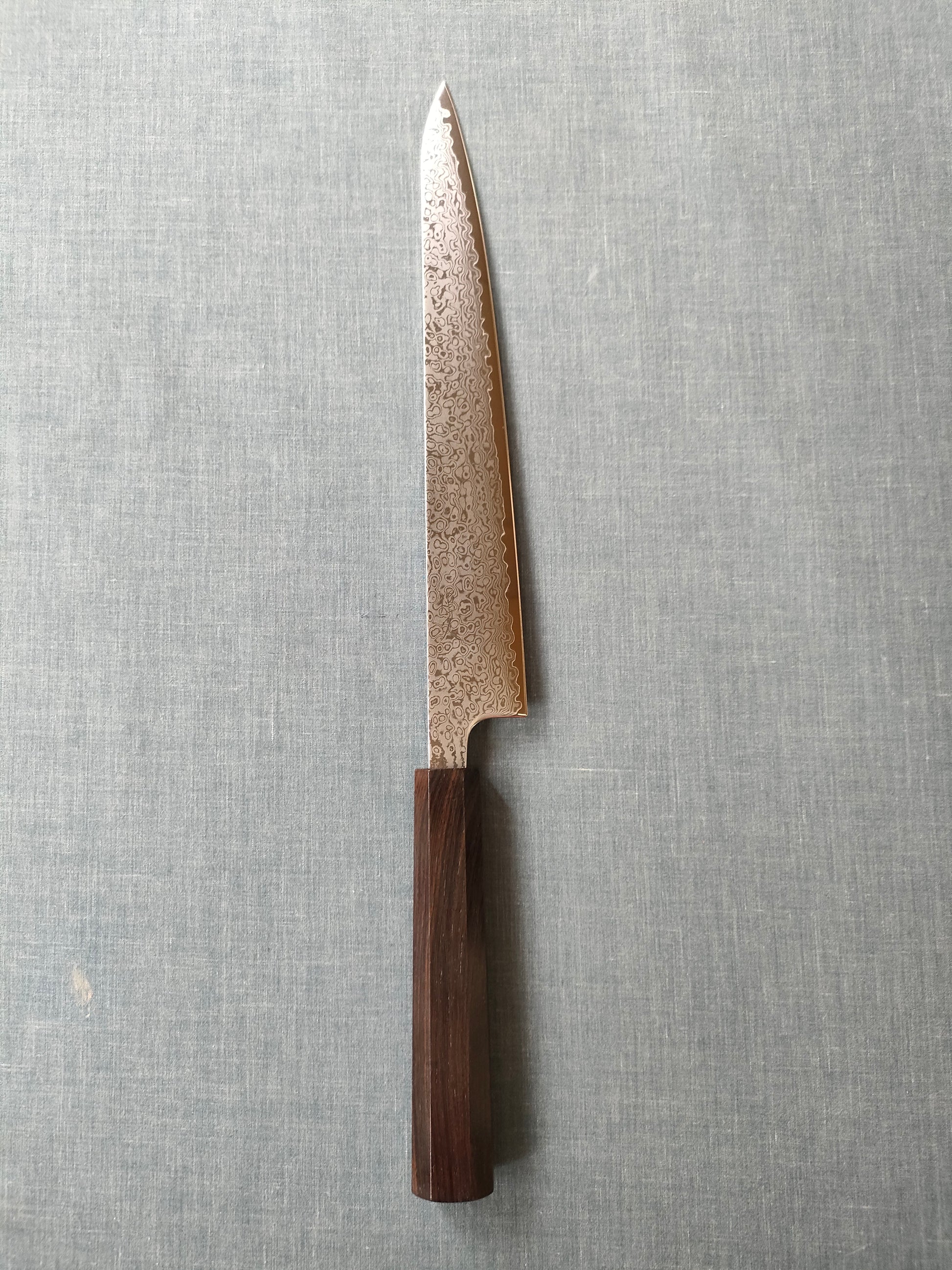 Tsunehisa | VG10 Damascus | Sujihiki 240mm | Ebony