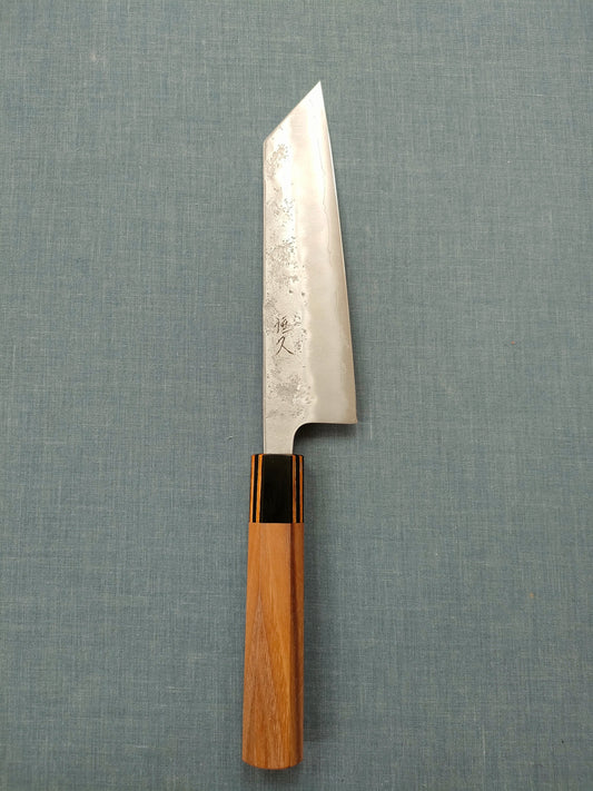 Tsunehisa | Ginsan 3  Nashiji | Bunka 175mm| Walnut