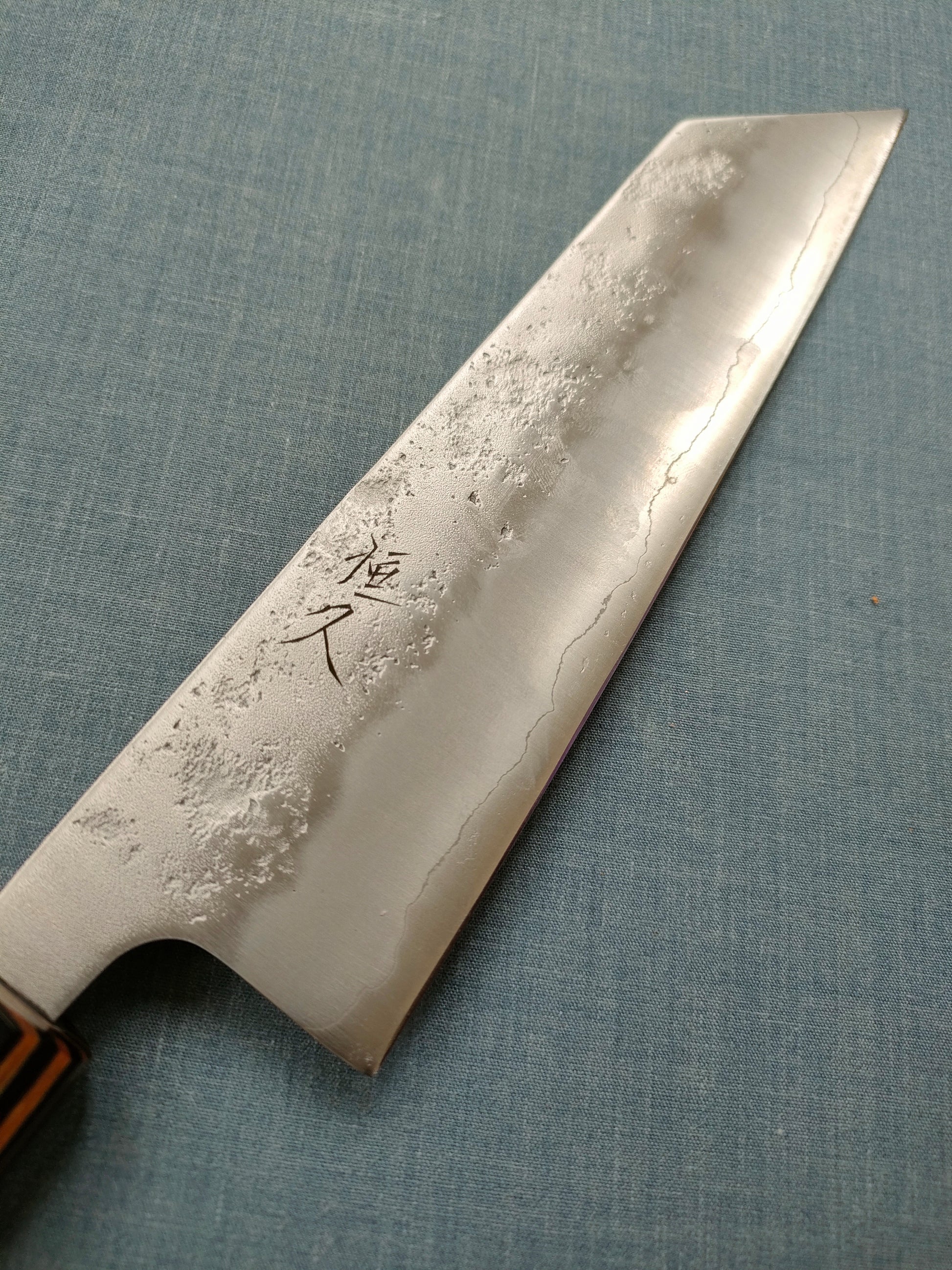 Tsunehisa | Ginsan 3  Nashiji | Bunka 175mm| Walnut