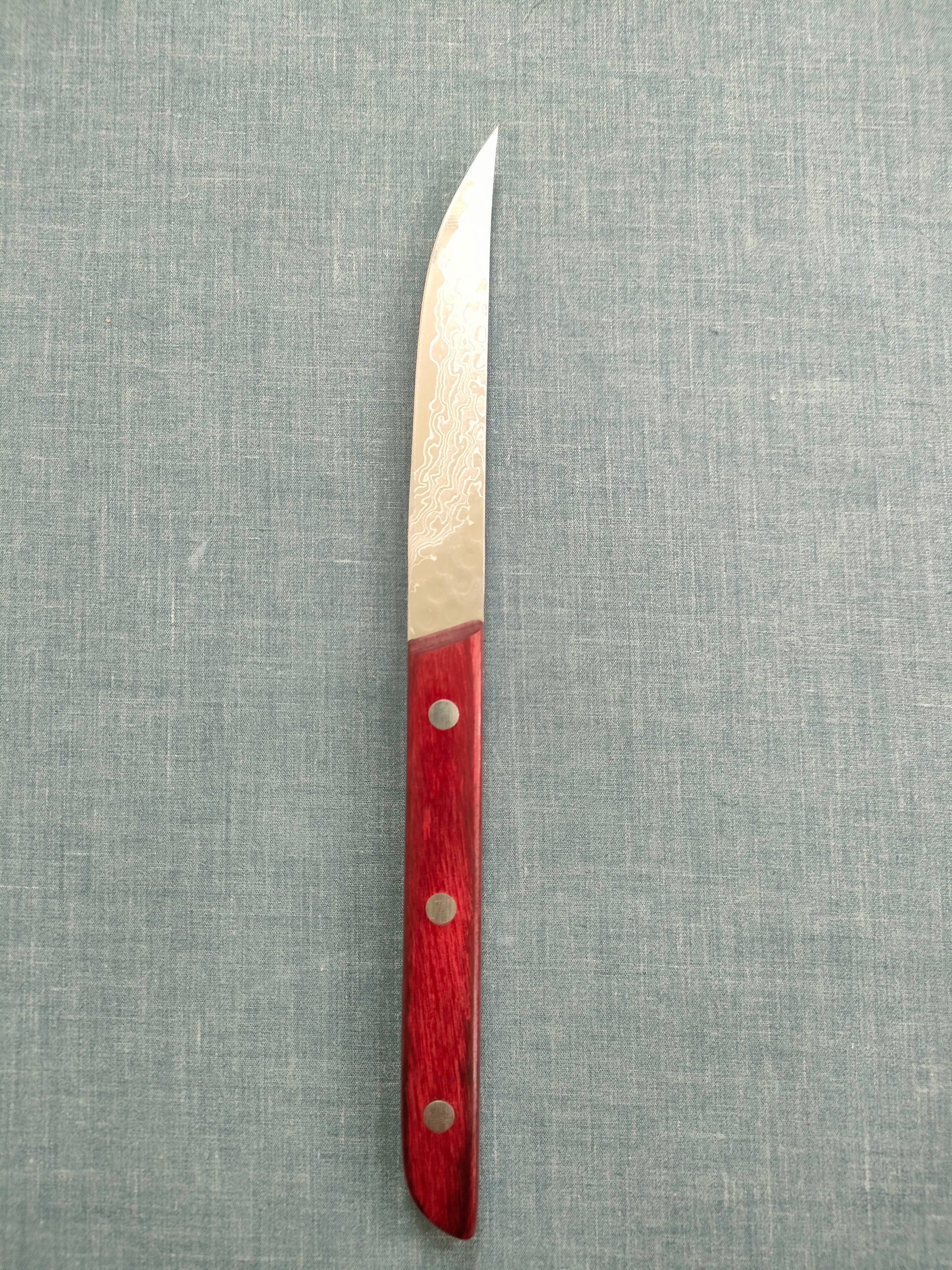 Damascus Steak Knife | AUS10 | 90mm