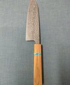Tsunehisa | Santoku 165mm | Ginsan 3 Damascus | Tsuchime