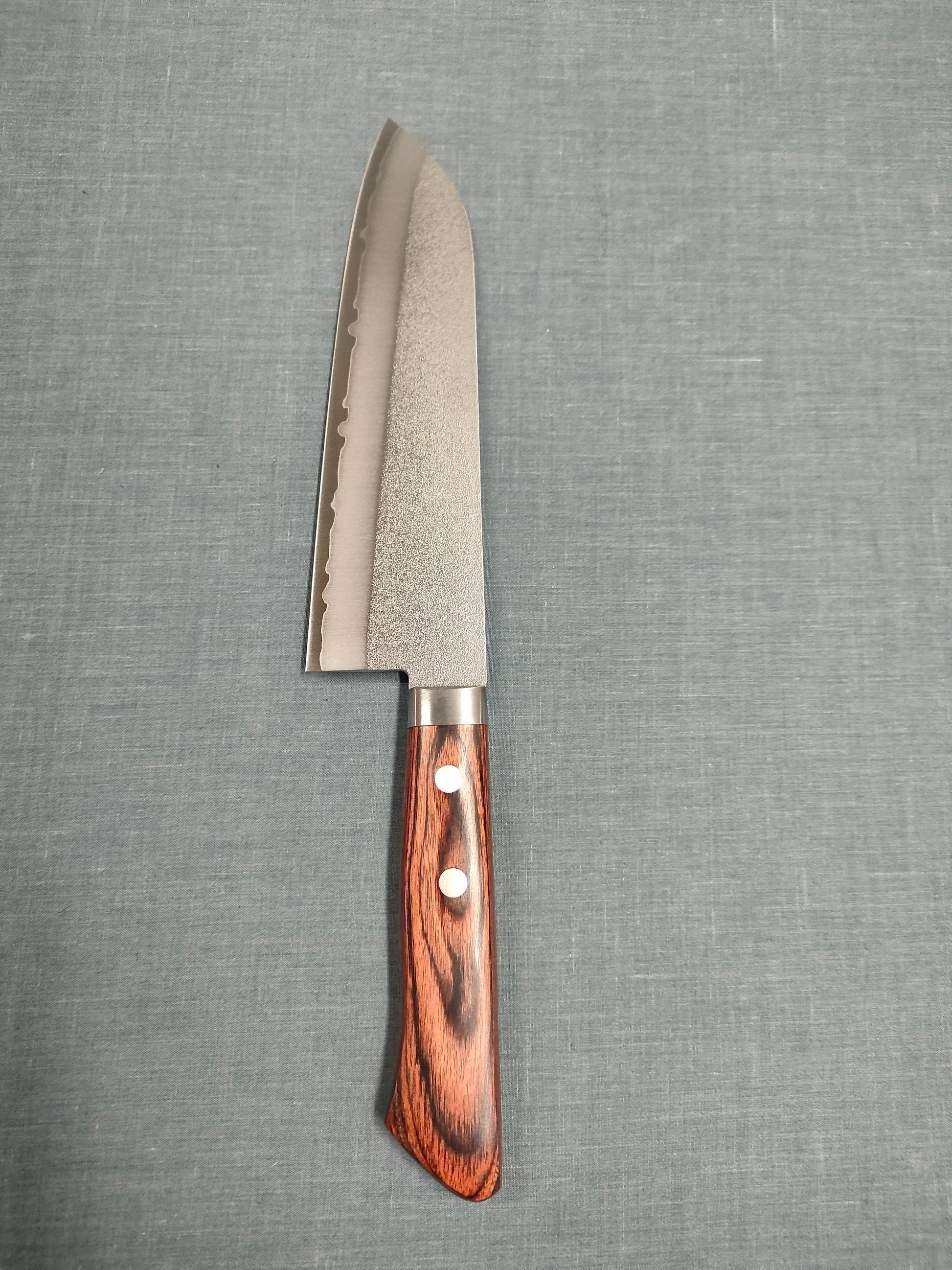 Masutani | VG1 Nashiji | Santoku 165 | Brown Pakka