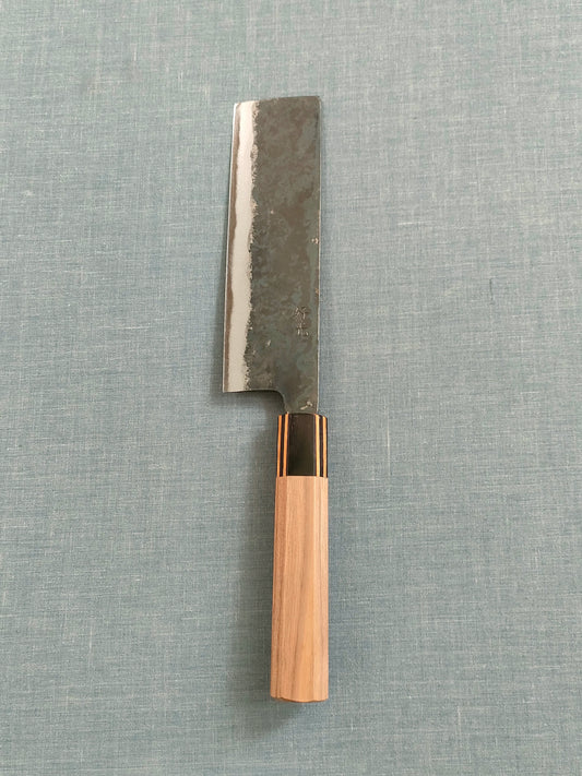 Yosimitu Kajiya | Nakiri 160mm | Shirogami 2 | Walnut
