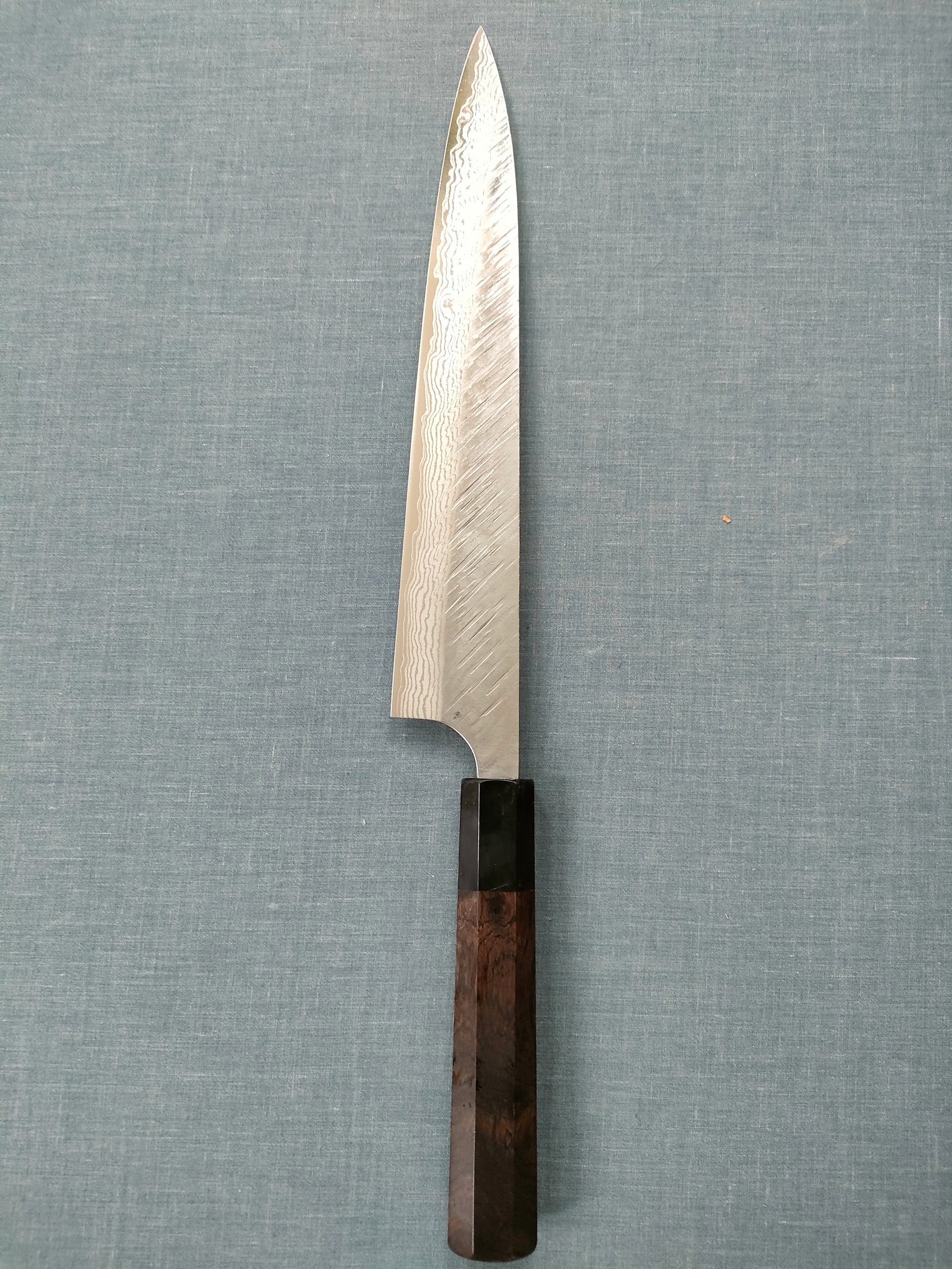 Yu Kurosaki | VG10 Damascus Fujin | Sujihiki 240mm | Ebony Horn