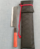 Yosimitu Kajiya | Nakiri 160mm | Shirogami 2 | Red Oak & Horn