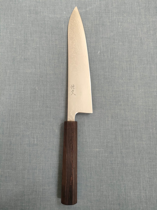 Tsunehisa | Forged VG10 Damascus | Gyuto 210mm | Ebony Horn