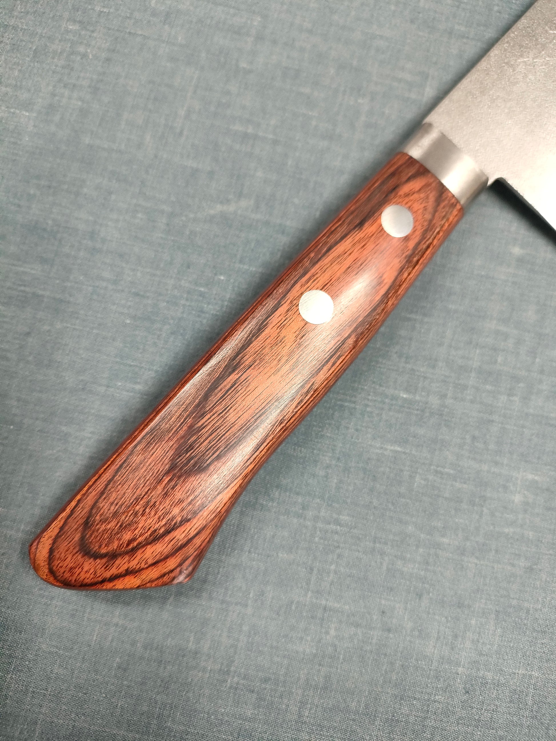 Masutani | VG1 Nashiji | Santoku 165 | Brown Pakka