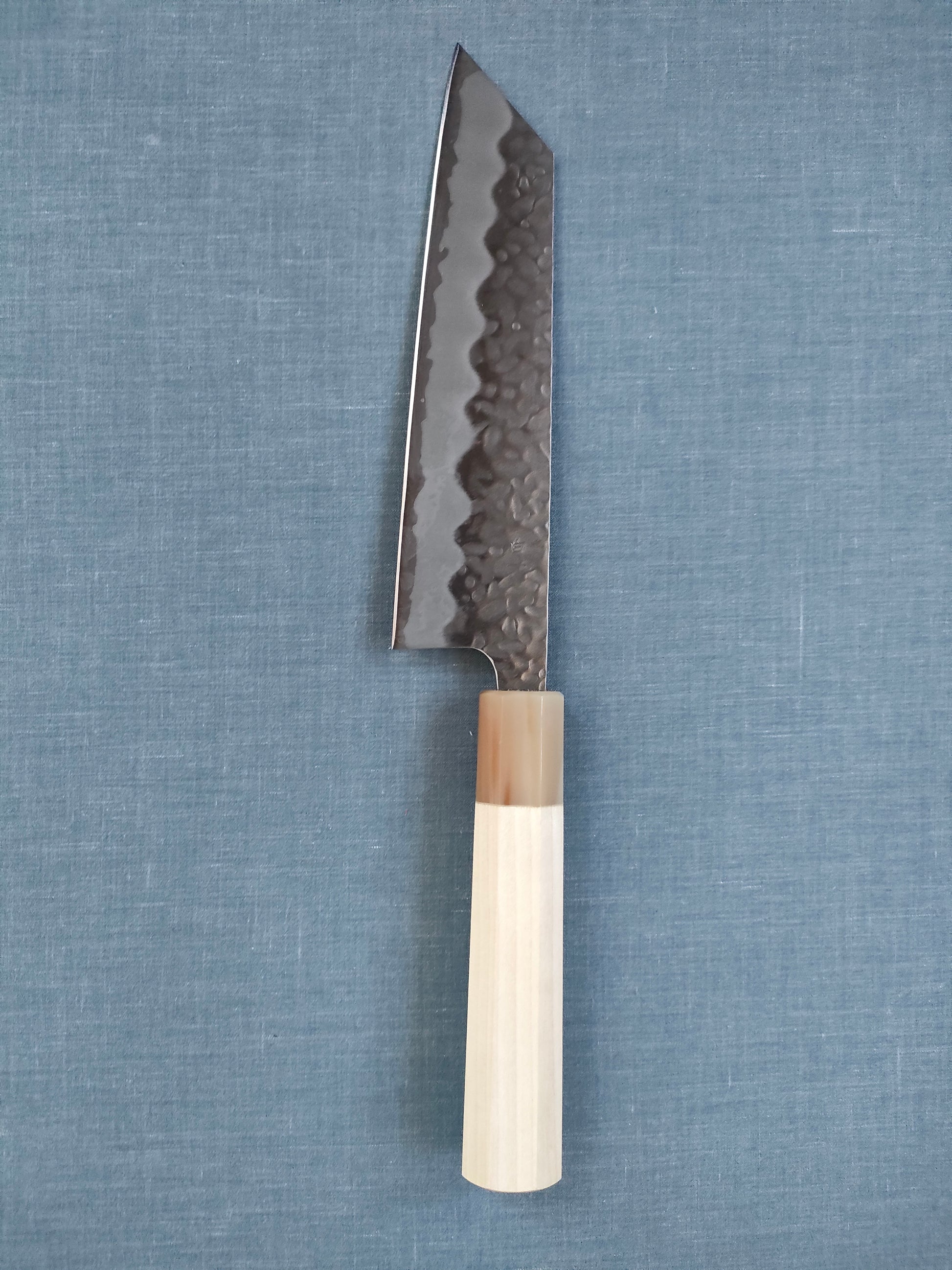 Tsunehisa | Shirogami 2 Tsuchime Bunka 165mm | Horn & Magnolia