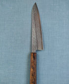 Tsunehisa | 440C Damascus Tsuchime | Guyto 210mm | Oak Baikoku