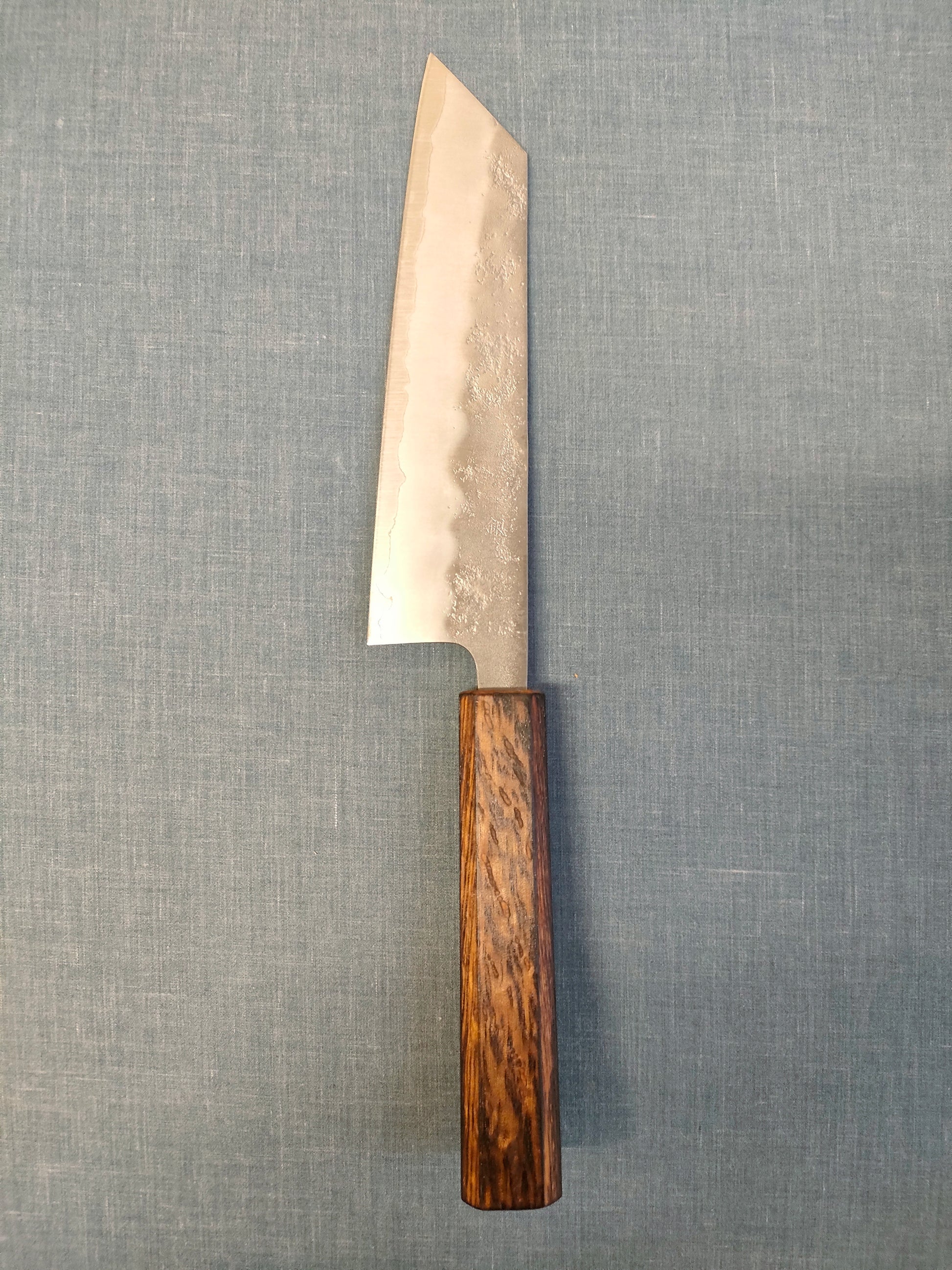 Tsunehisa | Ginsan 3 Nashiji | Bunka 175mm | Burnt Oak