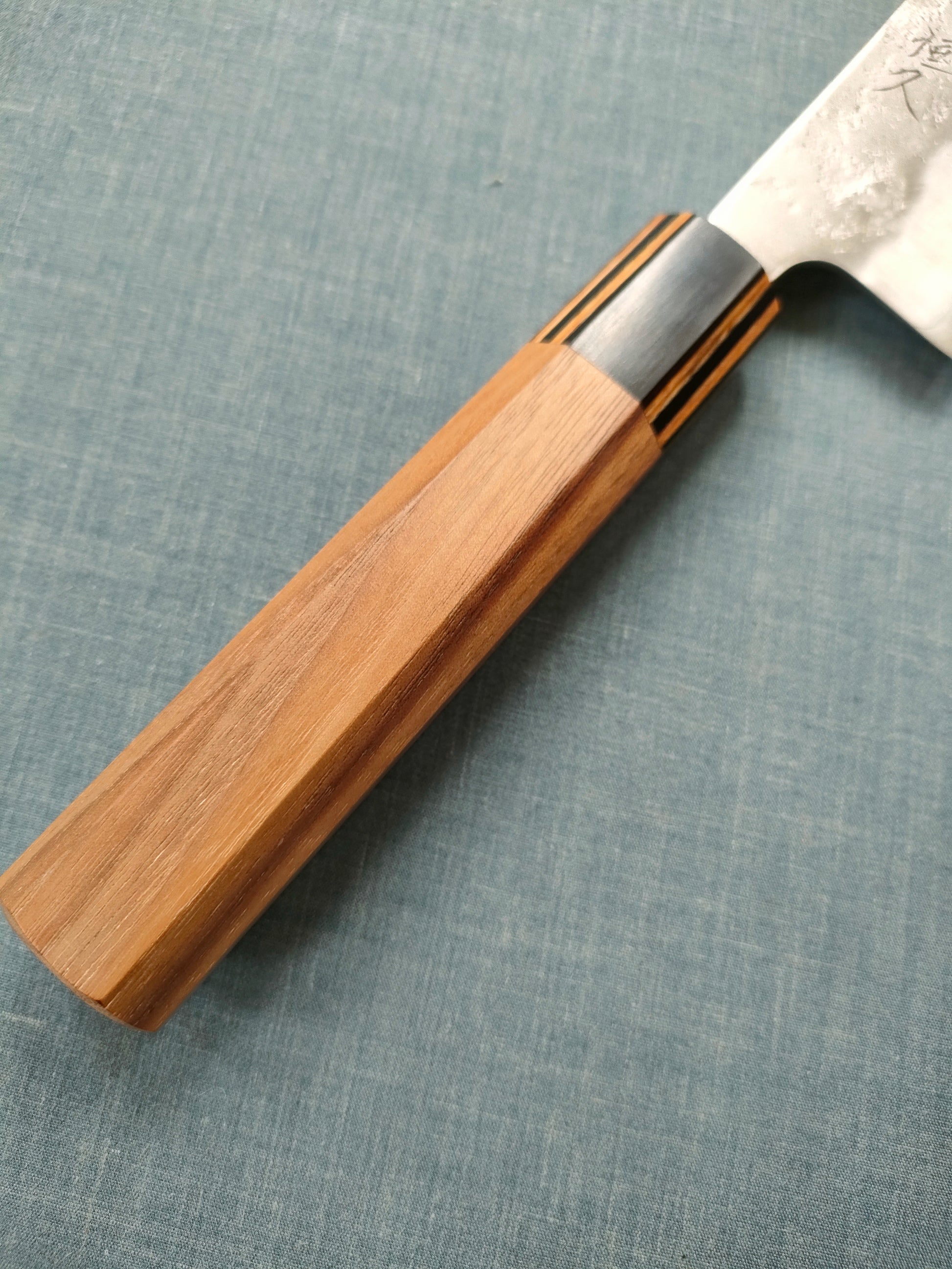 Tsunehisa | Ginsan 3  Nashiji | Bunka 175mm| Walnut