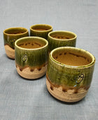 Tea Cups Green