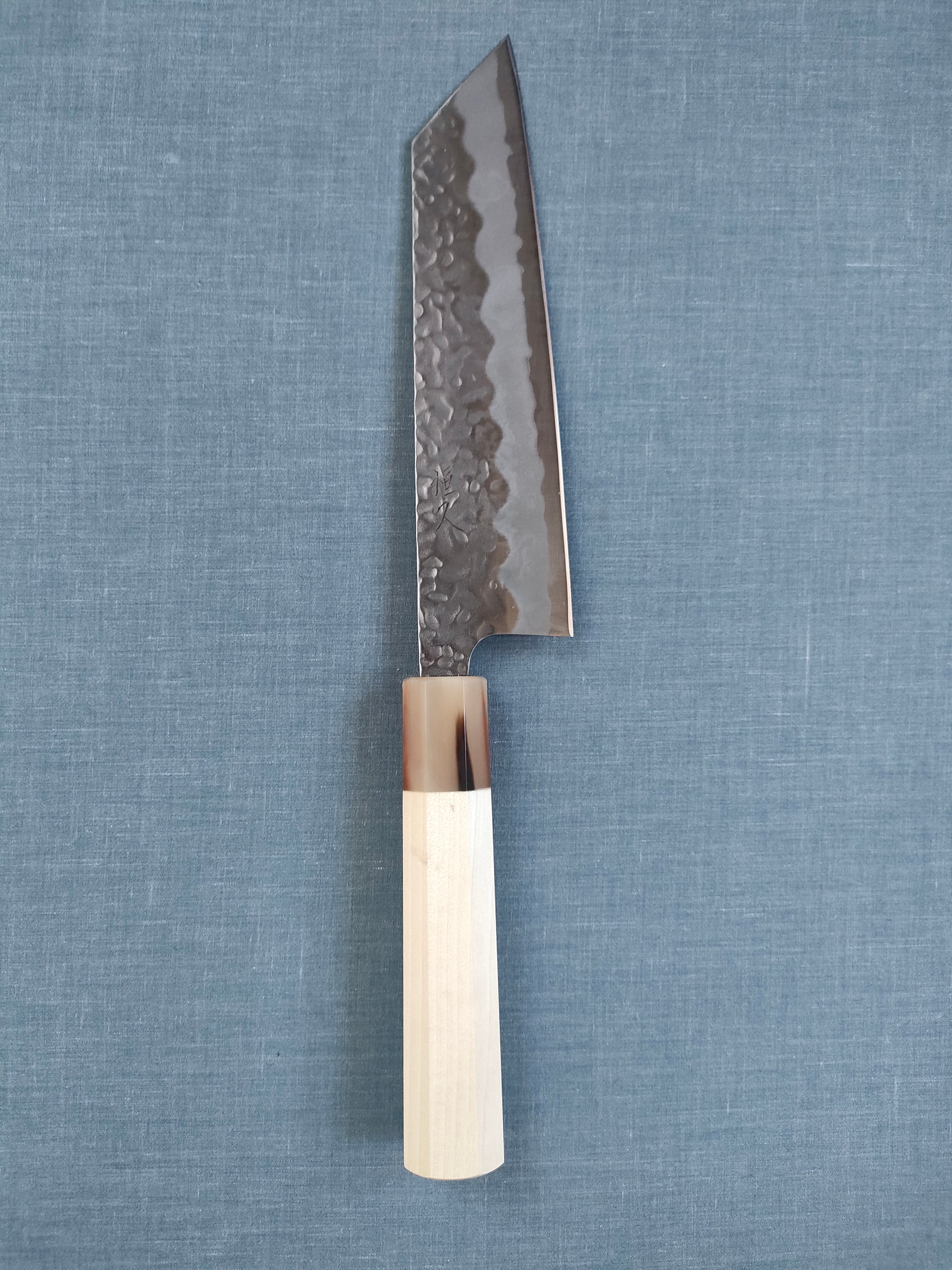 Tsunehisa | Shirogami 2 Tsuchime Bunka 165mm | Horn & Magnolia