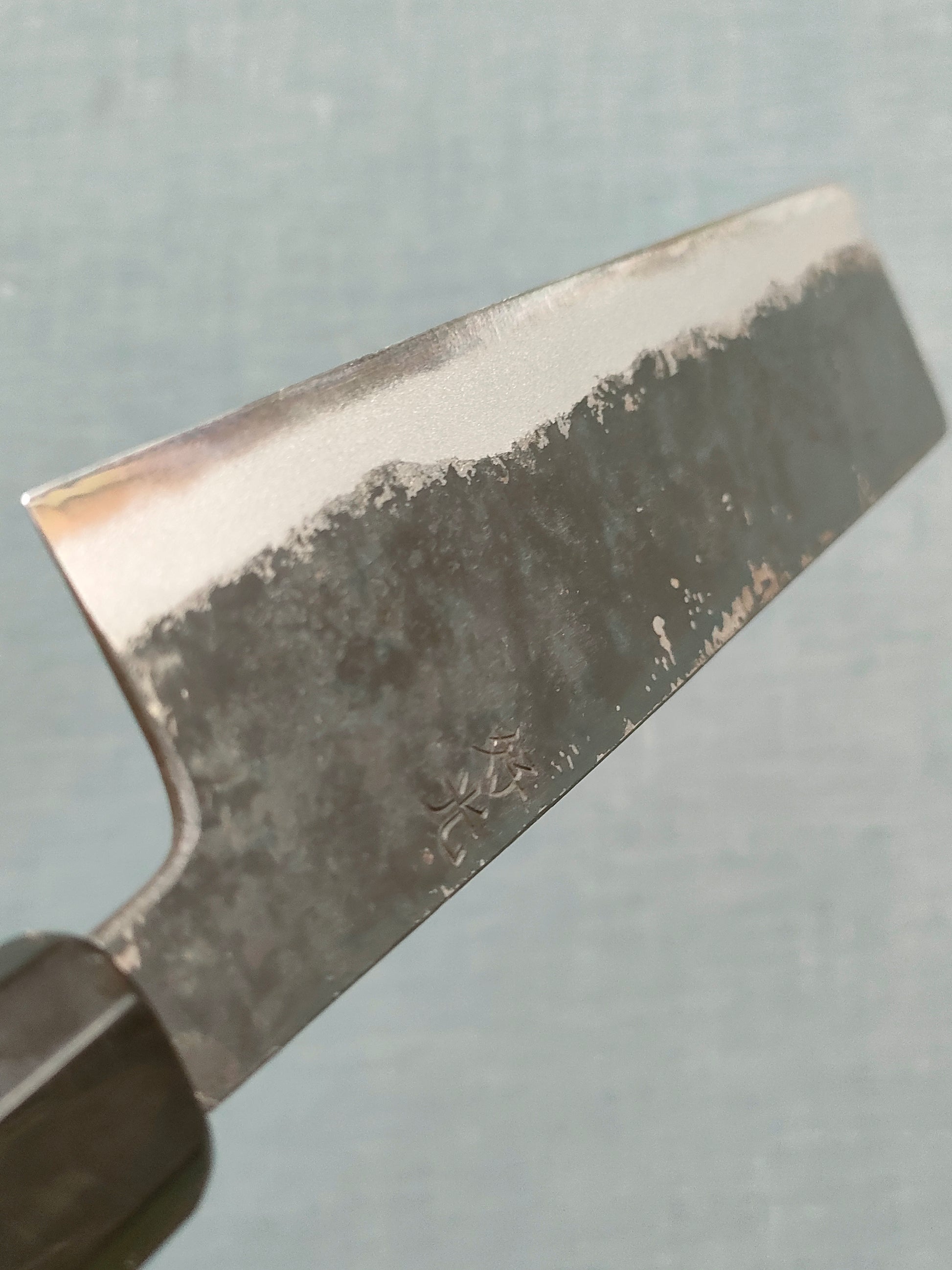 Yosimitu Kajiya | Nakiri 160mm | Shirogami 2 | Red Oak & Horn