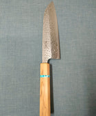 Tsunehisa | Santoku 165mm | Ginsan 3 Damascus | Tsuchime