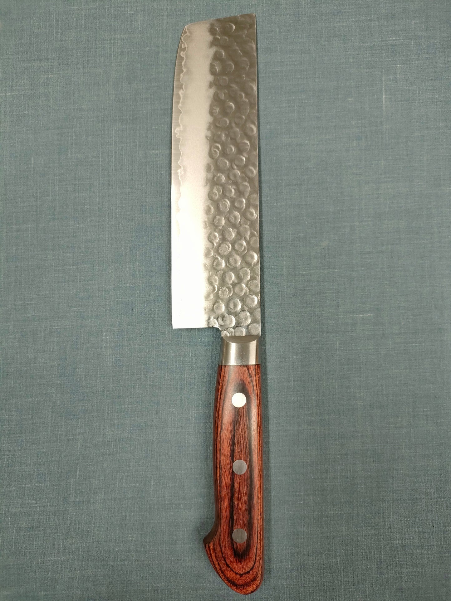 Tsunehisa | VG10 Tsuchime | Nakiri 160mm | Brown Pakka