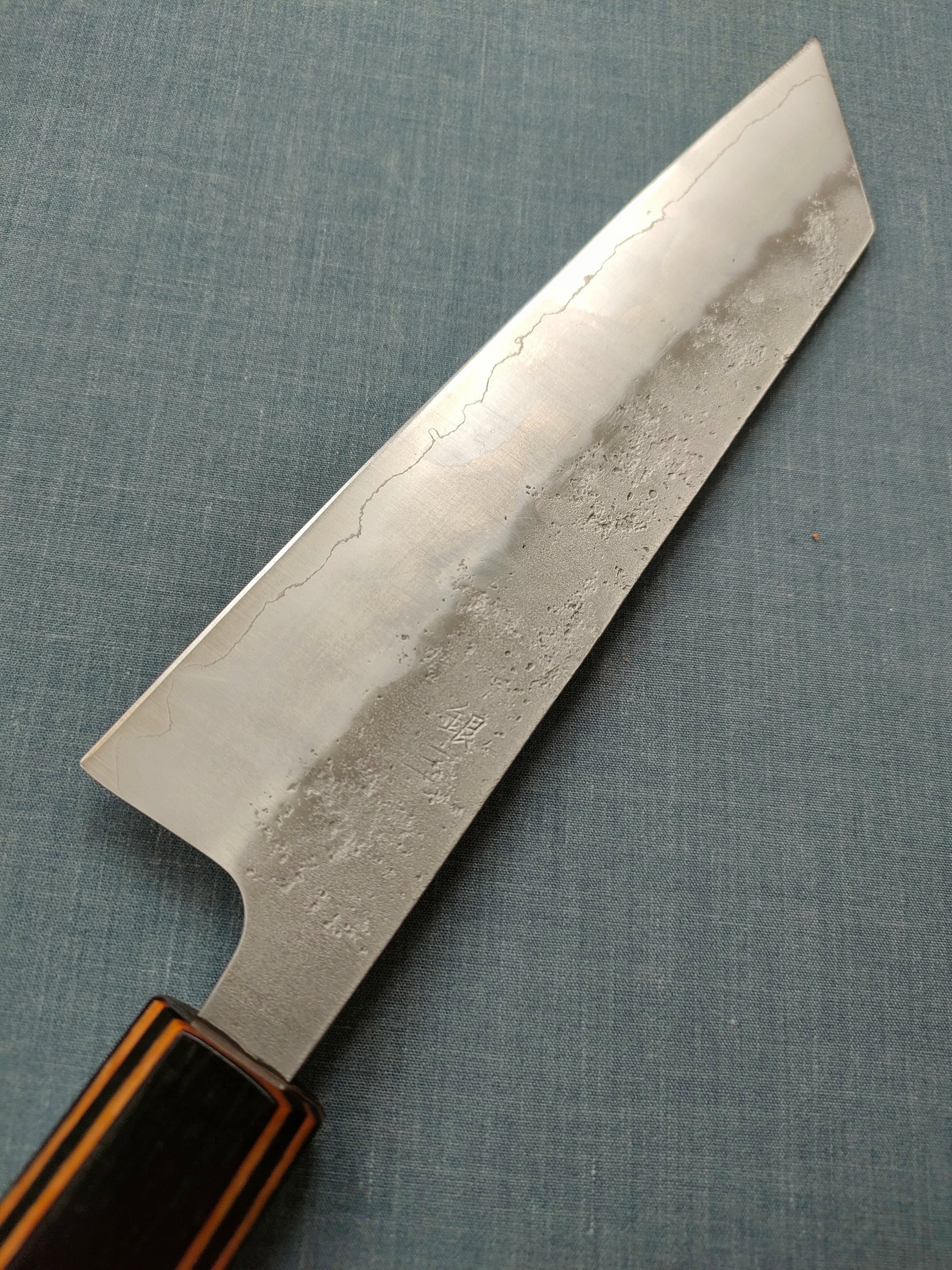 Tsunehisa | Ginsan 3  Nashiji | Bunka 175mm| Walnut