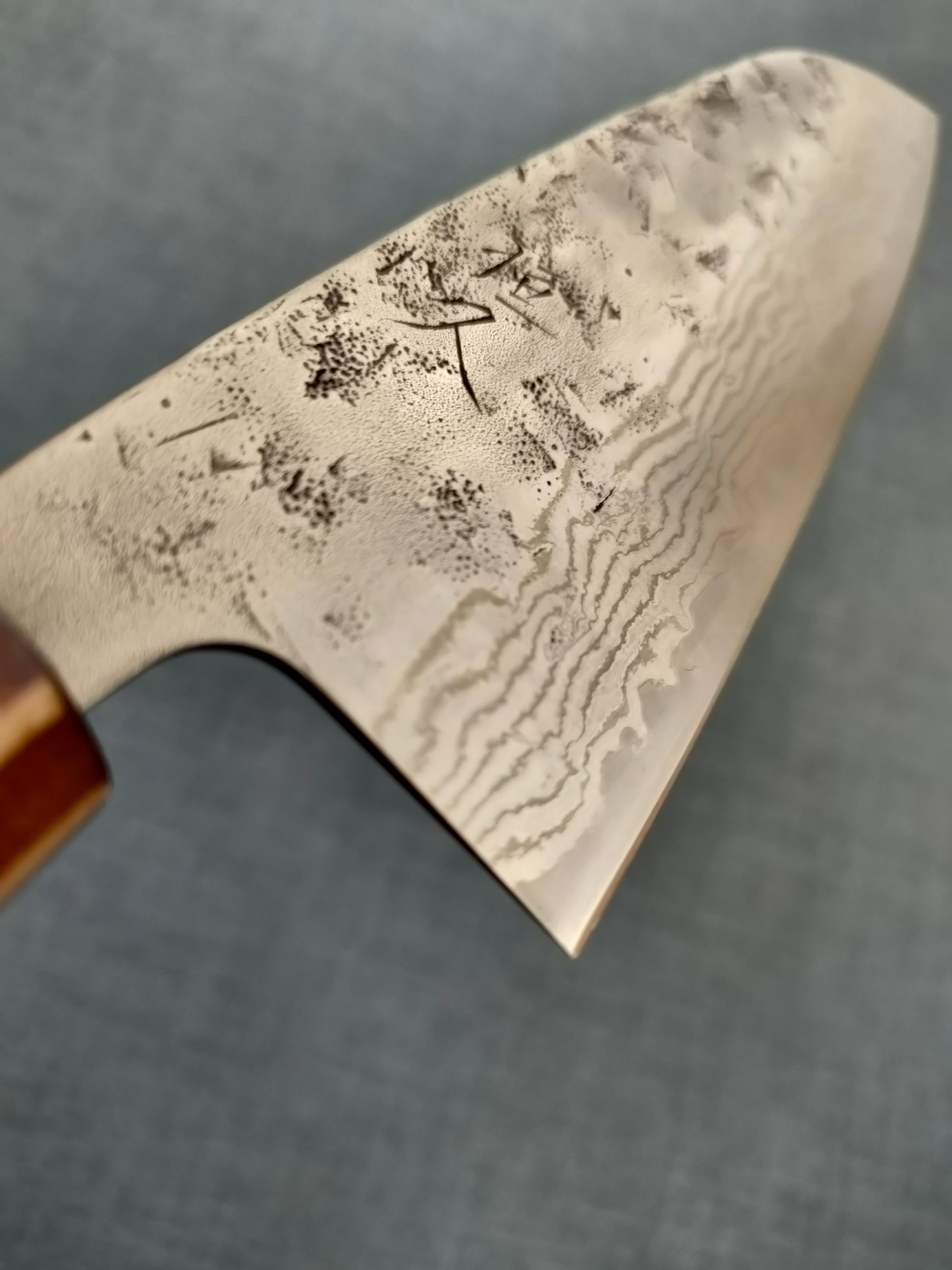 Tsunehisa | Swedish Steel Damascus Washiji | Santoku 165mm
