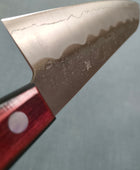 Tsunehisa | Ginsan 3 Nashiji | Santoku 180mm | Red Pakka