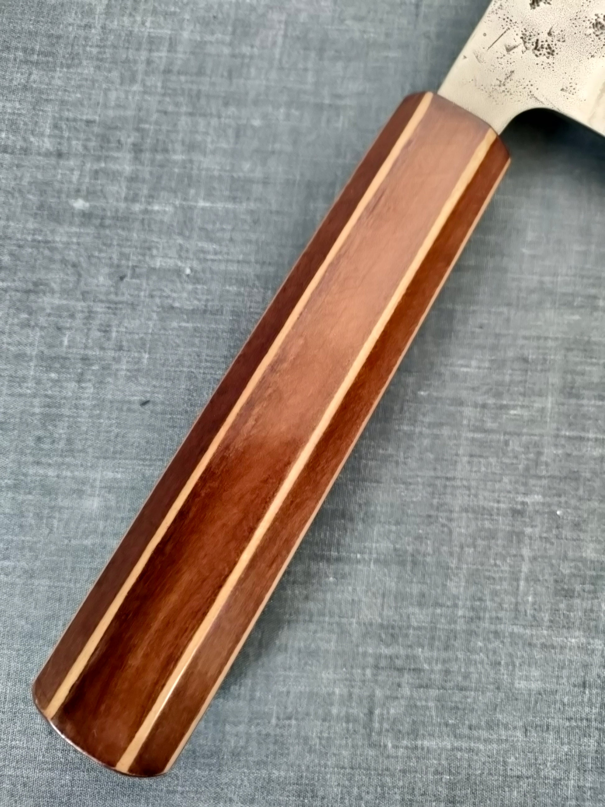 Tsunehisa | Swedish Steel Damascus Washiji | Santoku 165mm