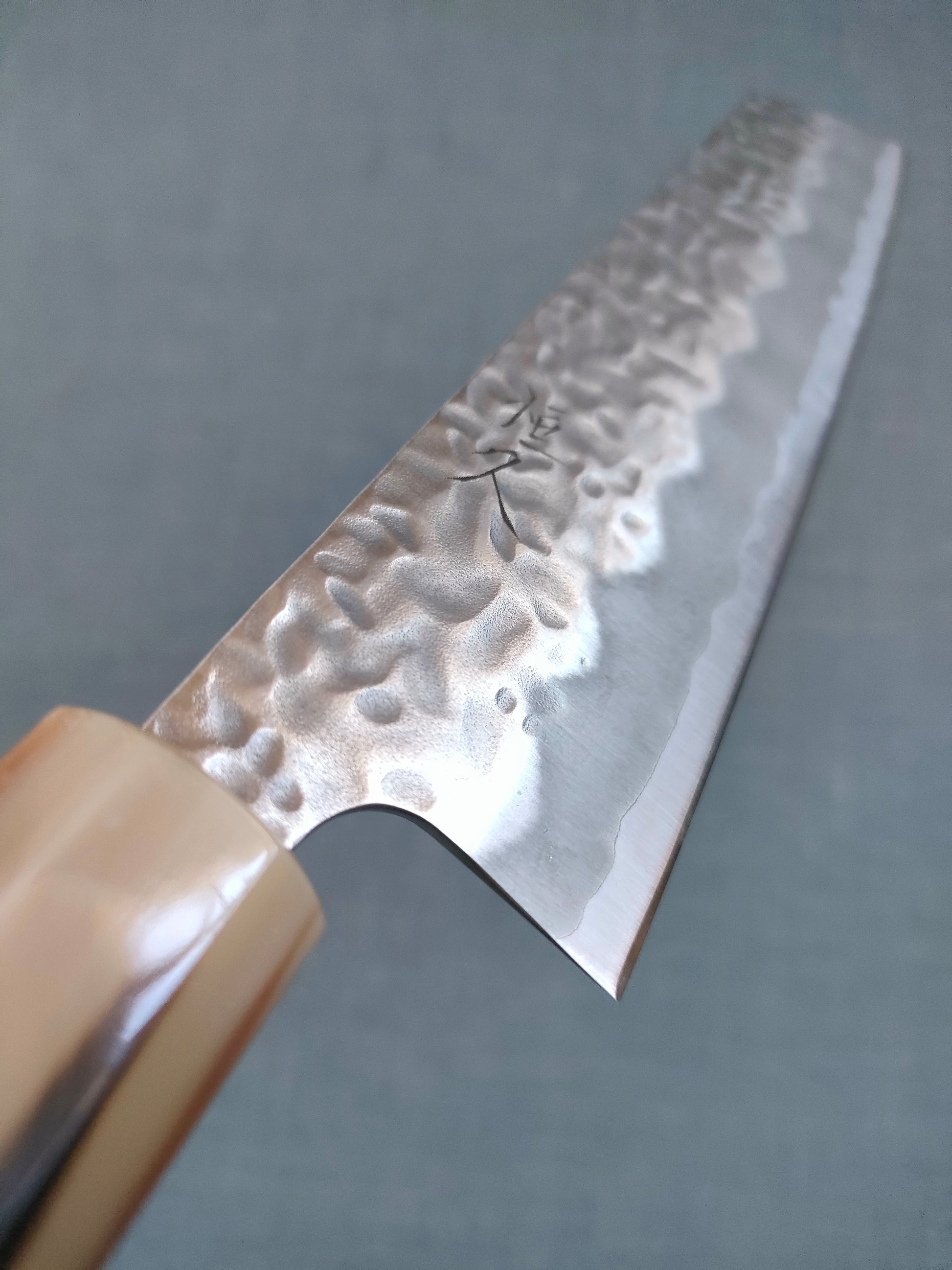Tsunehisa | Shirogami 2 Tsuchime Bunka 165mm | Horn & Magnolia
