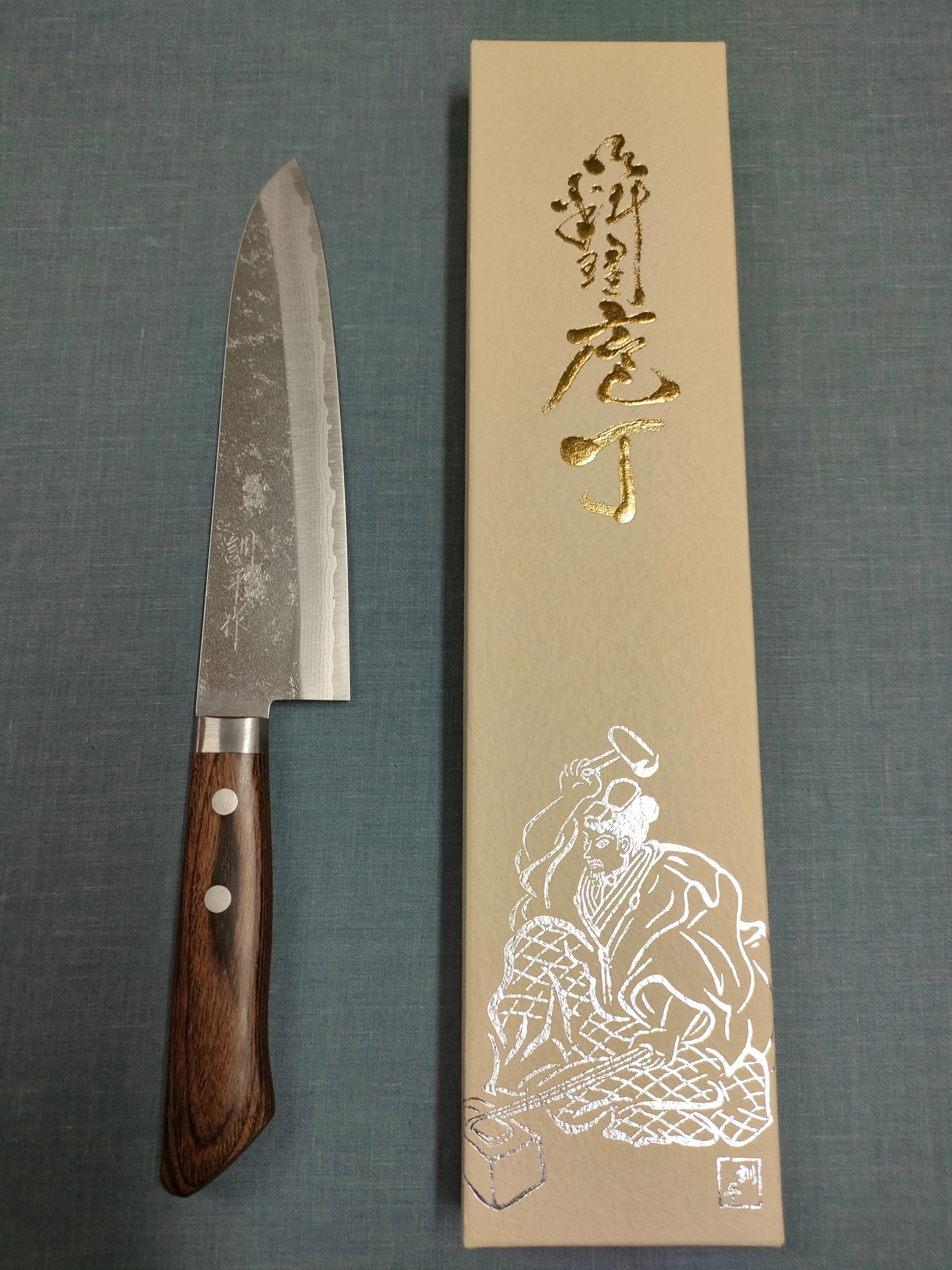 Masutani | VG10 Damascus | Gyuto 180mm | Brown Pakka
