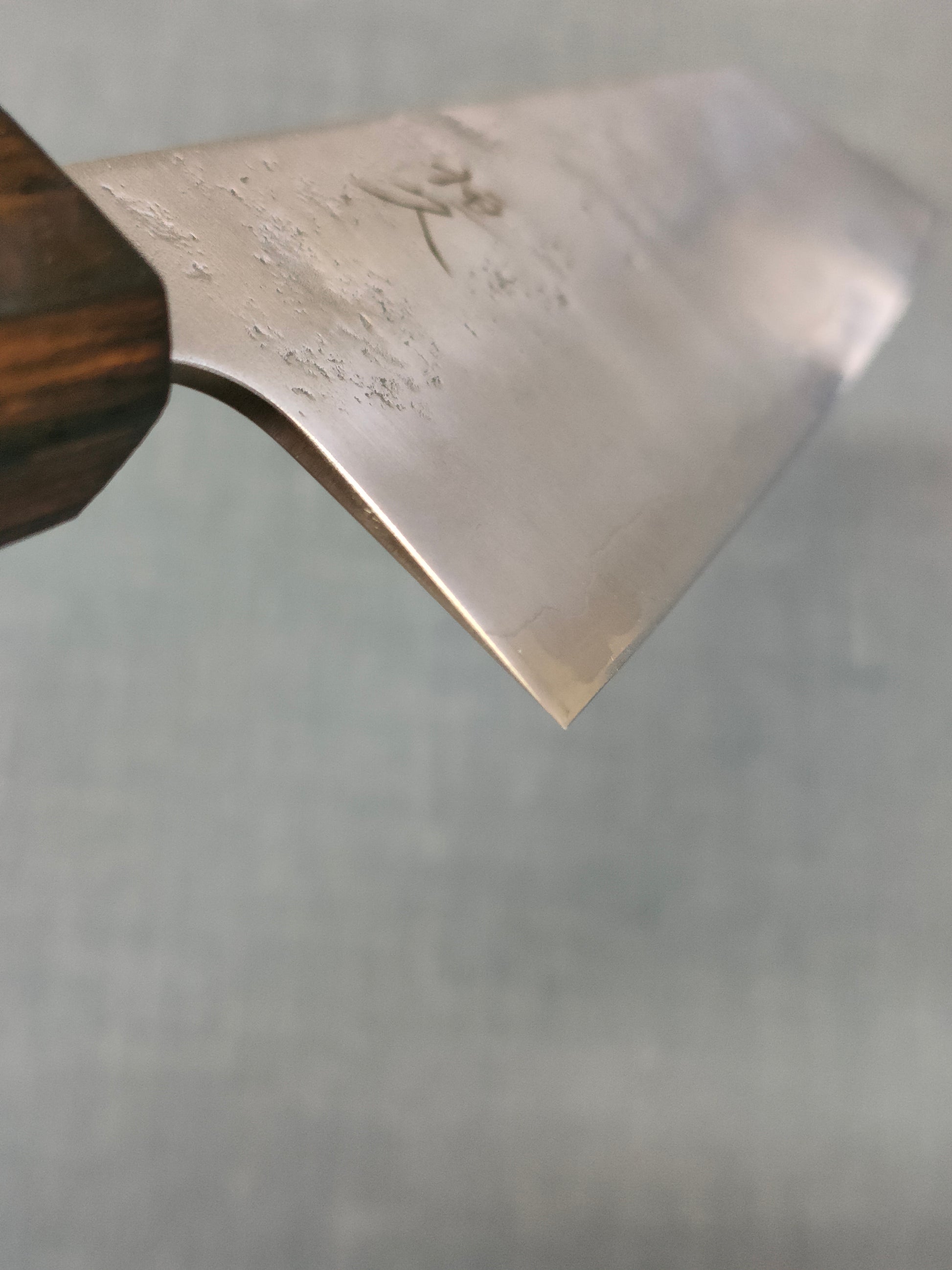 Tsunehisa | Ginsan 3 Nashiji | Bunka 175mm | Burnt Oak