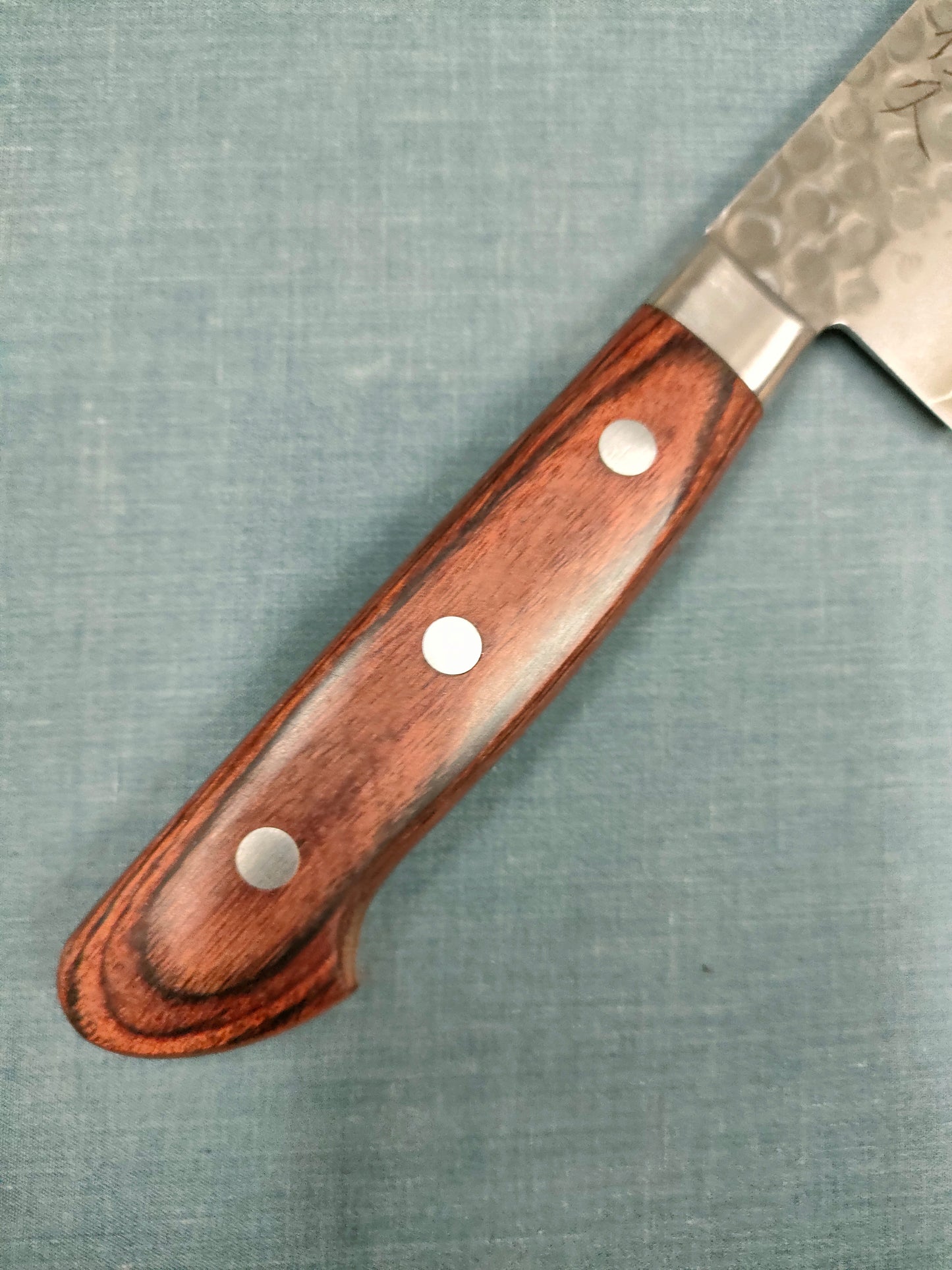 Tsunehisa | VG10 Tsuchime | Nakiri 160mm | Brown Pakka