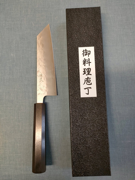 Tsunehisa | Ginsan 3 Nashiji | Bunka 175mm | Ebony