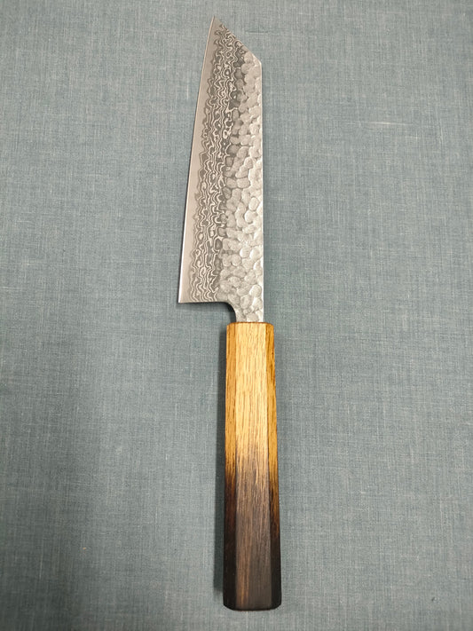 Tsunehisa | Bunka 170mm | Ginsan 3 Damascus | Tsuchime