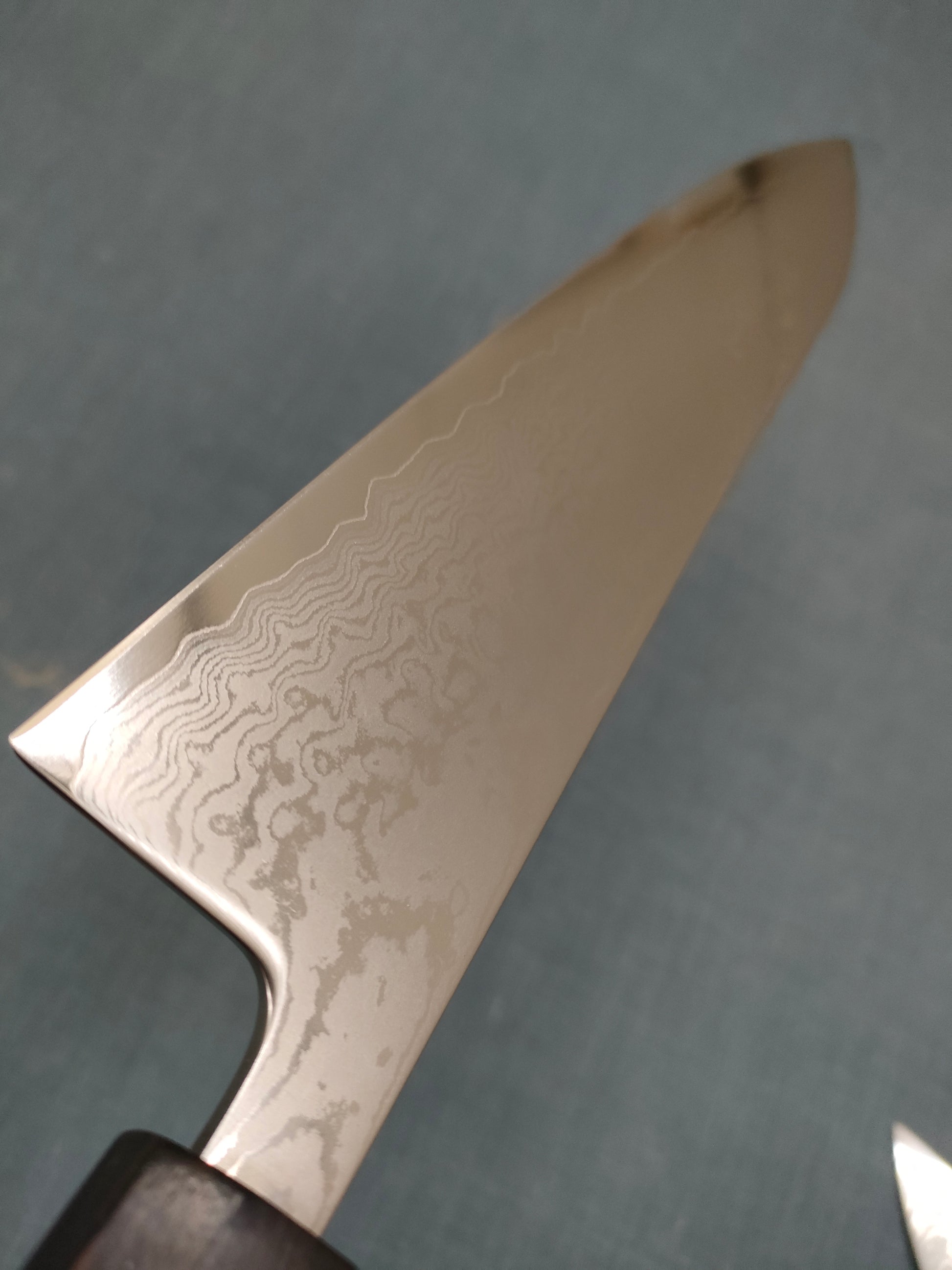 Tsunehisa | Forged VG10 Damascus | Gyuto 210mm | Ebony Horn