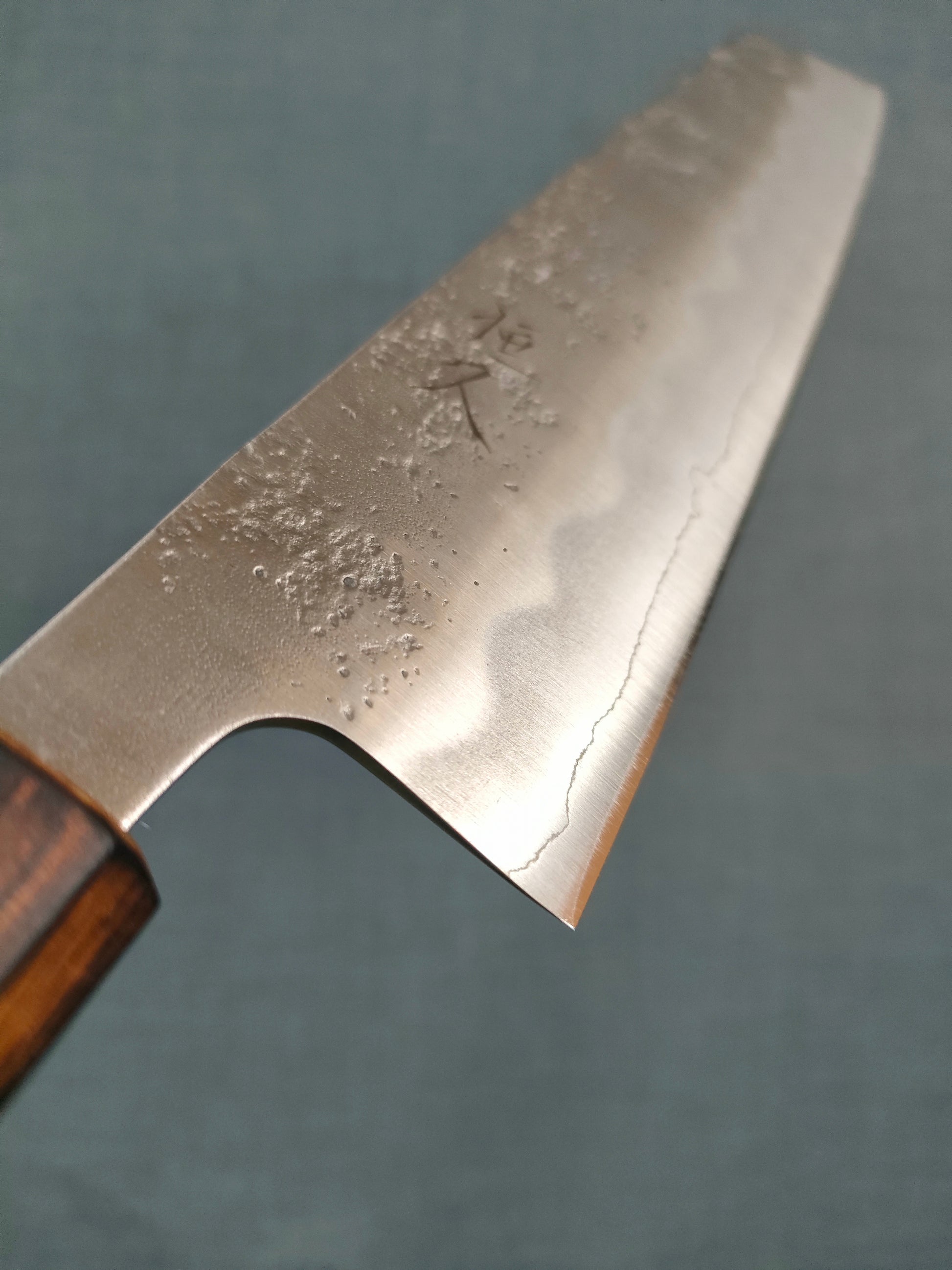 Tsunehisa | Ginsan 3 Nashiji | Kiritsuke 210mm | Oak
